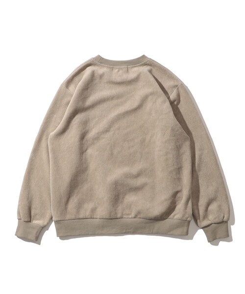 B:MING by BEAMS（ビーミングバイビームス）の「B:MING by BEAMS / ストレッチ コーデュロイ クルーネック カットソー（スウェット・メンズ・チャコールグレー/イエロー系その他6/ライトグレー・SMALL/LARGE/X-LARGE/MEDIUM）」の11枚目の写真