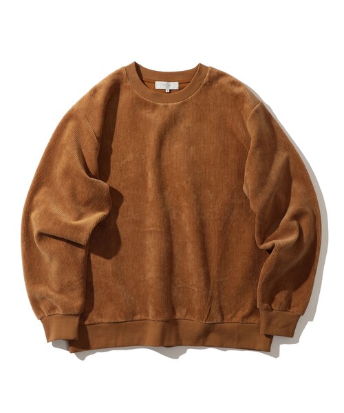 B:MING by BEAMS（ビーミングバイビームス）の「B:MING by BEAMS / ストレッチ コーデュロイ クルーネック カットソー（スウェット・メンズ・チャコールグレー/イエロー系その他6/ライトグレー・SMALL/LARGE/X-LARGE/MEDIUM）」の14枚目の写真