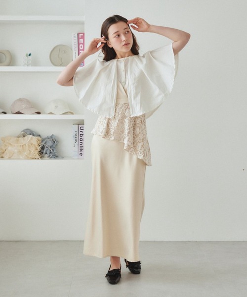 pomiii（ポミー）の「ケープブラウス（シャツ/ブラウス・レディース・ピンク/ミント/アイボリー・FREE）」の13枚目の写真