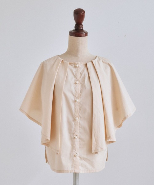 pomiii（ポミー）の「ケープブラウス（シャツ/ブラウス・レディース・ピンク/ミント/アイボリー・FREE）」の19枚目の写真
