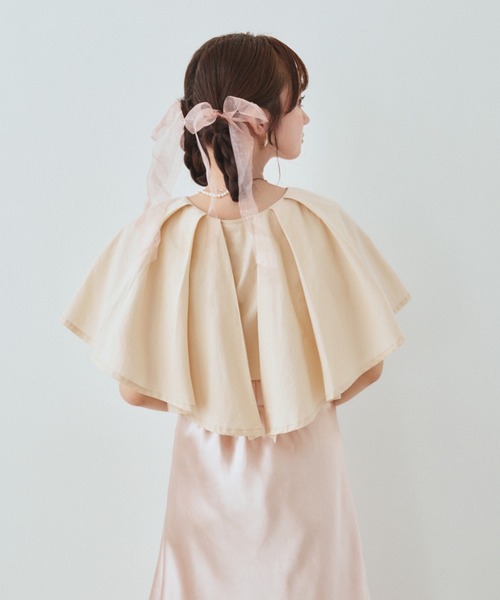 pomiii（ポミー）の「ケープブラウス（シャツ/ブラウス・レディース・ピンク/ミント/アイボリー・FREE）」の11枚目の写真