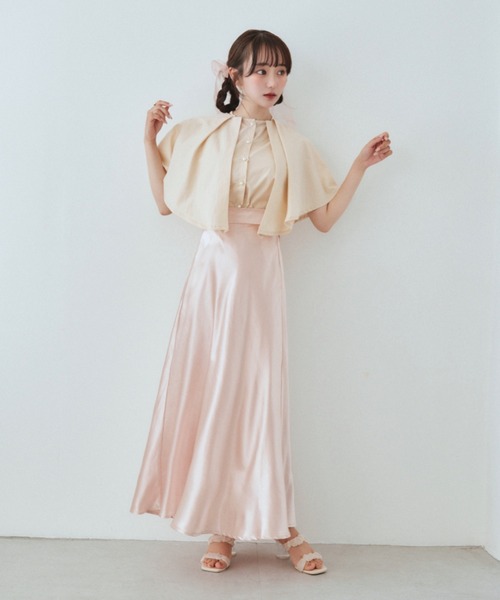 pomiii（ポミー）の「ケープブラウス（シャツ/ブラウス・レディース・ピンク/ミント/アイボリー・FREE）」の17枚目の写真