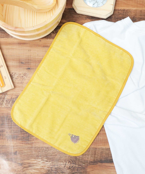 ごリラックス（ゴリラックス）の「日本製 今治タオル サウナマット タオル（バス/トイレグッズ・メンズ・グリーン/ベージュ/ネイビー/オレンジ/ライトグレー/ブラック/グレー/イエロー・FREE）」の7枚目の写真