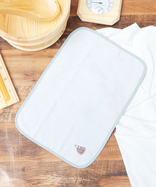 ごリラックス（ゴリラックス）の「日本製 今治タオル サウナマット タオル（バス/トイレグッズ・メンズ・グリーン/ベージュ/ネイビー/オレンジ/ライトグレー/ブラック/グレー/イエロー・FREE）」の2枚目の写真