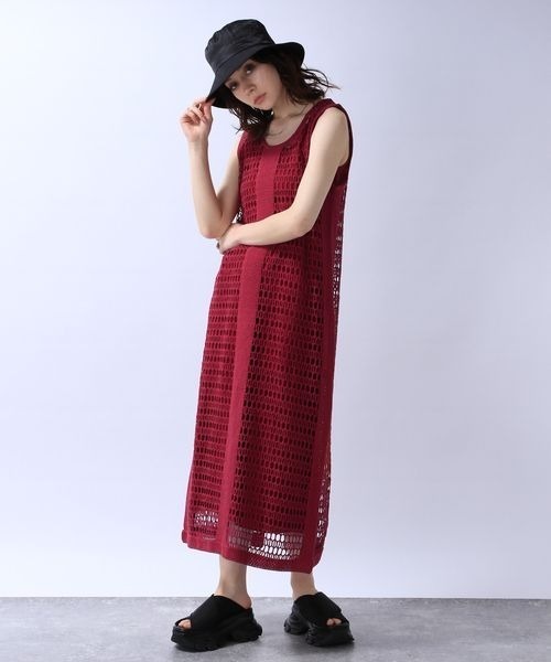 JEANASIS（ジーナシス）の「ナイロンバケットハット/904898（ハット・レディース・ボルドー/ブラック・FREE）」の3枚目の写真