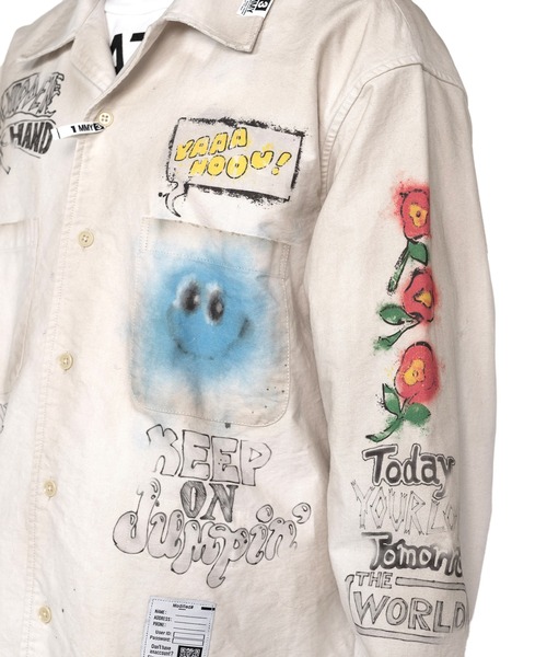 Maison MIHARA YASUHIRO メゾン ミハラヤスヒロ シャツ Maison MIHARA YASUHIRO（メゾンミハラヤスヒロ）の「Distressed