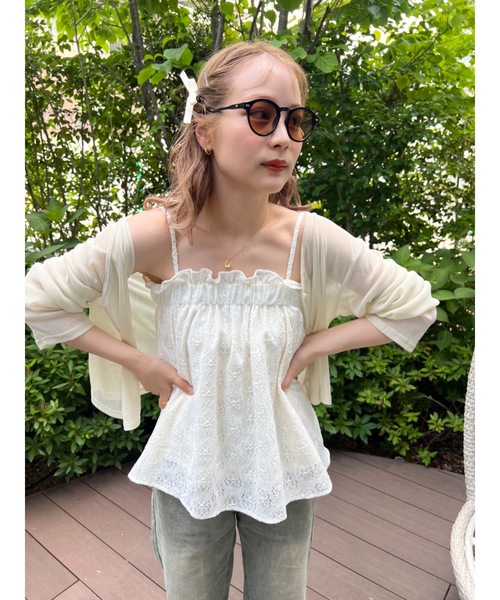 jumelle（ジュメロ）の「color lens sunglass（サングラス・レディース・ブルー/ベージュ/ブラウン・FREE）」の7枚目の写真