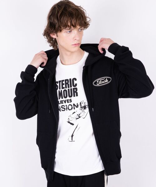 HYSTERIC GLAMOUR(ヒステリックグラマー)の「RELIEVES TENSION Tシャツ(Tシャツ/カットソー・メンズ・ホワイト/ブラック/レッド・LARGE/MEDIUM/X-LARGE/SMALL)」の6枚目の写真