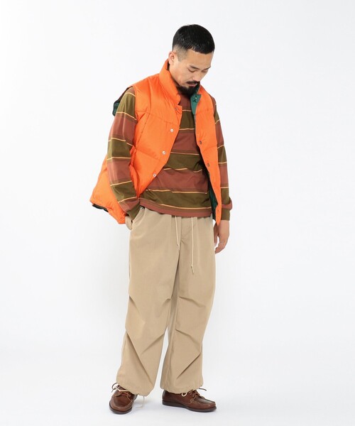 BEAMS  ダウンベスト　オレンジ　M 1着2役！！ダウンベストの話。｜ビームス プラス 原宿｜BEAMS