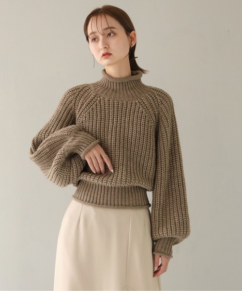 CLEIO（クレイオ）の「【CLEIO】3WAYバックリボンニット（ニット/セーター・レディース・ダークベージュ/アイボリー・FREE）」の18枚目の写真