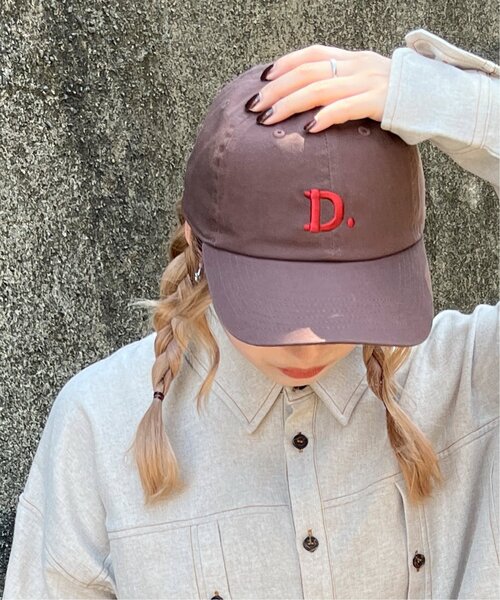 DOUBLE NAME（ダブルネーム）の「ロゴ刺繍ＣＡＰ（キャップ・レディース・ブラック/キナリ/ブラウン・FREE）」の3枚目の写真