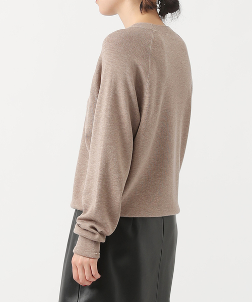 AP STUDIO(エーピーストゥディオ)の「New sweat like Knit(ニット/セーター・レディース・グレー/ベージュ/ブラック・FREE)」の7枚目の写真