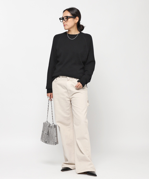 AP STUDIO(エーピーストゥディオ)の「New sweat like Knit(ニット/セーター・レディース・グレー/ベージュ/ブラック・FREE)」の12枚目の写真