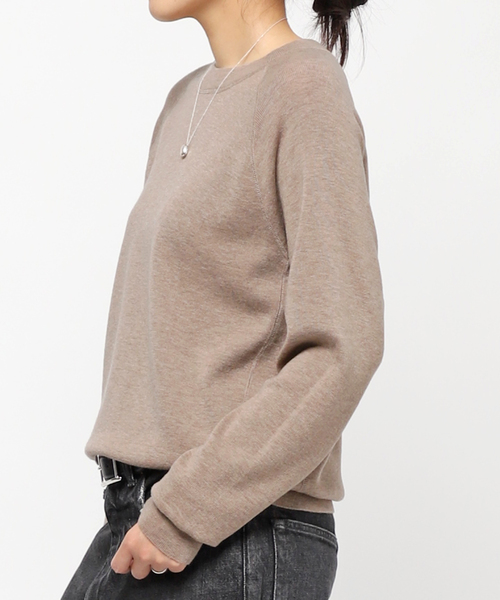 AP STUDIO(エーピーストゥディオ)の「New sweat like Knit(ニット/セーター・レディース・グレー/ベージュ/ブラック・FREE)」の20枚目の写真