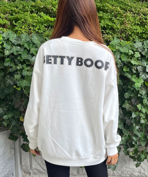 GLAMOROUS JANE(グラマラスジェーン)の「迷彩バケハBETTYBOOPトレーナー(スウェット・レディース・オフホワイト/チャコールグレー/ブラック・FREE)」の8枚目の写真