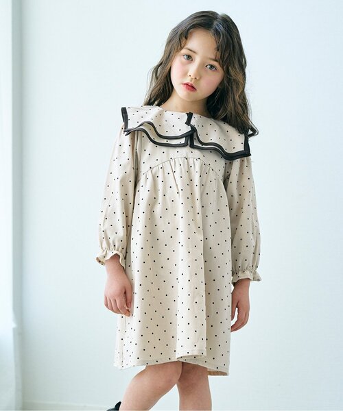 セール】【新色追加・WEB限定】 ラッフルベルスリーブワンピース