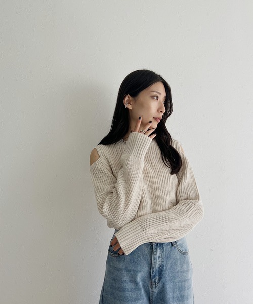 ISOOK（アイスー）の「【ISOOK / アイスー】ショルダーカットアウト