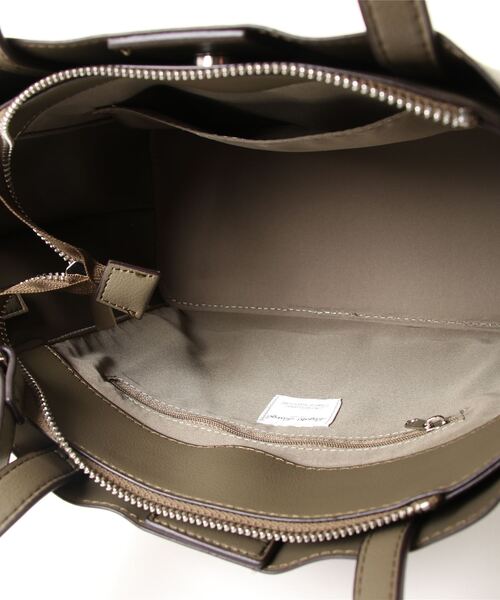 Legato Largo(レガートラルゴ)の「Legato Largo / かるいかばんPU 2WAYトート / LH-P0002Z(トートバッグ・レディース・ベージュ/アイボリー/ブラック/オリーブ/キャメル/ベージュ系その他/ラベンダー/イエロー/ライトブルー・ONESIZE)」の20枚目の写真