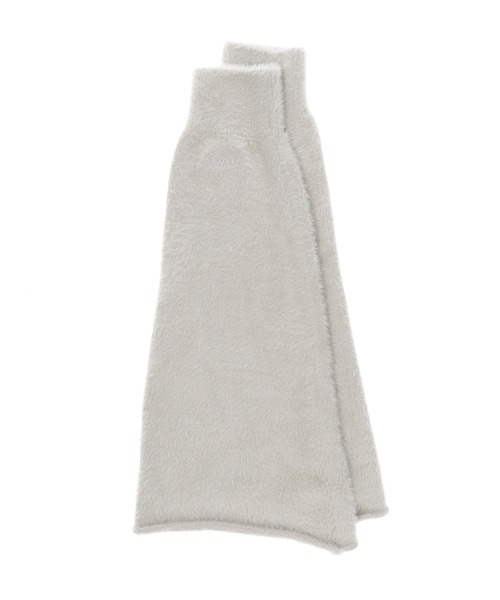 X-girl(エックスガール)の「SHAGGY KNIT LEG WARMER(レッグウォーマー・レディース・ホワイト/グレー/ブラック・ONE SIZE)」の3枚目の写真