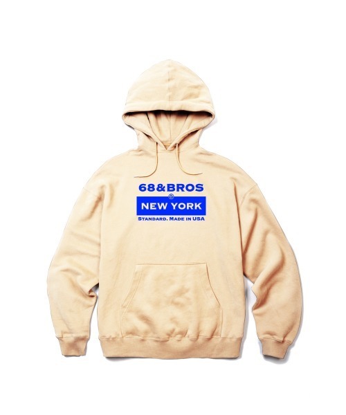 68&brothers（シックスティエイトアンドブラザーズ）の「68&BROTHERS / Hooded Sweat "PAY DAY"（パーカー・メンズ・アイボリー/グレー/ブラック・X-LARGE/LARGE）」の2枚目の写真