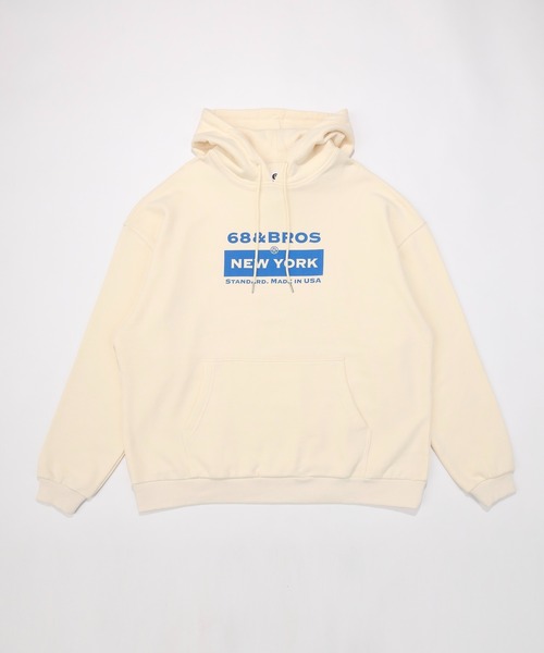68&brothers（シックスティエイトアンドブラザーズ）の「68&BROTHERS / Hooded Sweat "PAY DAY"（パーカー・メンズ・アイボリー/グレー/ブラック・X-LARGE/LARGE）」の4枚目の写真