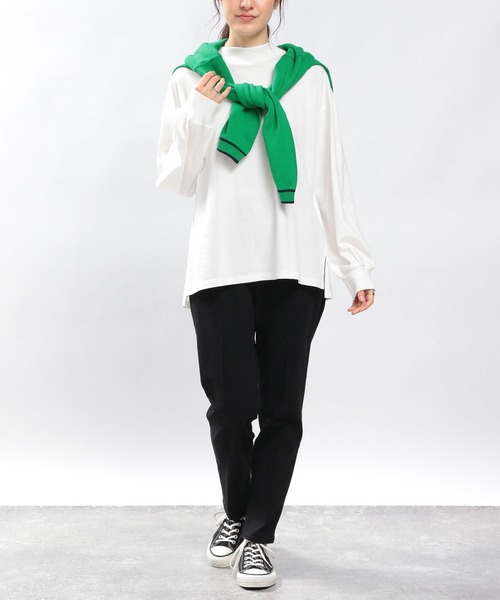 GLOBAL WORK Smile Seed Store（グローバルワーク スマイルシードストア）の「ストレッチスリムテーパードデニムパンツ/180895（デニムパンツ・レディース・ブルー系その他5/ブラック/スカイブルー・MEDIUM/LARGE/SMALL）」の4枚目の写真