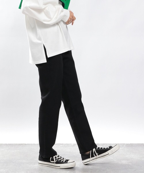 GLOBAL WORK Smile Seed Store（グローバルワーク スマイルシードストア）の「ストレッチスリムテーパードデニムパンツ/180895（デニムパンツ・レディース・ブルー系その他5/ブラック/スカイブルー・MEDIUM/LARGE/SMALL）」の7枚目の写真