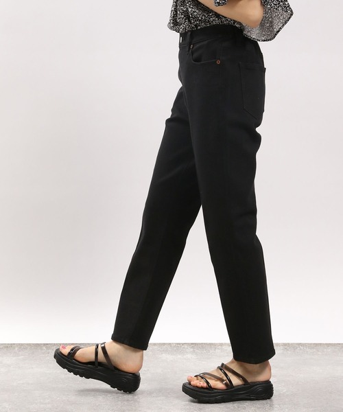 GLOBAL WORK Smile Seed Store（グローバルワーク スマイルシードストア）の「ストレッチスリムテーパードデニムパンツ/180895（デニムパンツ・レディース・ブルー系その他5/ブラック/スカイブルー・MEDIUM/LARGE/SMALL）」の11枚目の写真