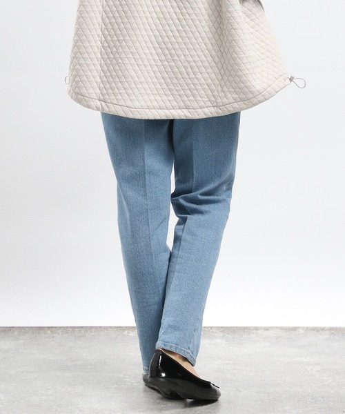 GLOBAL WORK Smile Seed Store（グローバルワーク スマイルシードストア）の「ストレッチスリムテーパードデニムパンツ/180895（デニムパンツ・レディース・ブルー系その他5/ブラック/スカイブルー・MEDIUM/LARGE/SMALL）」の15枚目の写真