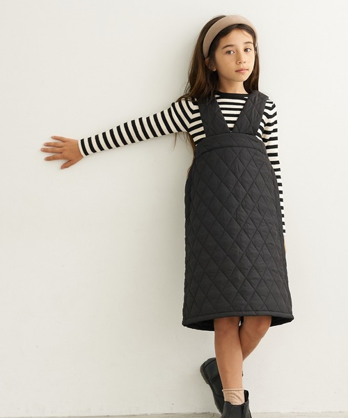 coca（coca）（コカ）の「【WEB限定セール】キッズ アンゴラタッチクルーネックニットトップス（ニット/セーター・キッズ・アイボリー/ブラック/その他1・140/110/130/120）」の7枚目の写真