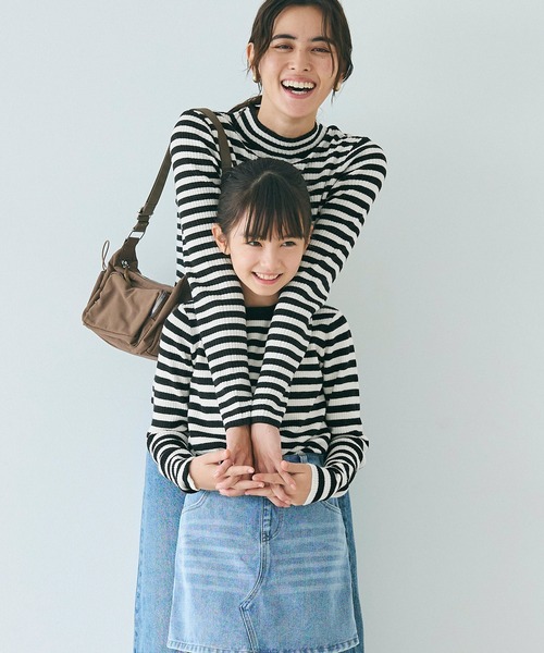 coca（coca）（コカ）の「【WEB限定セール】キッズ アンゴラタッチクルーネックニットトップス（ニット/セーター・キッズ・アイボリー/ブラック/その他1・140/110/130/120）」の18枚目の写真