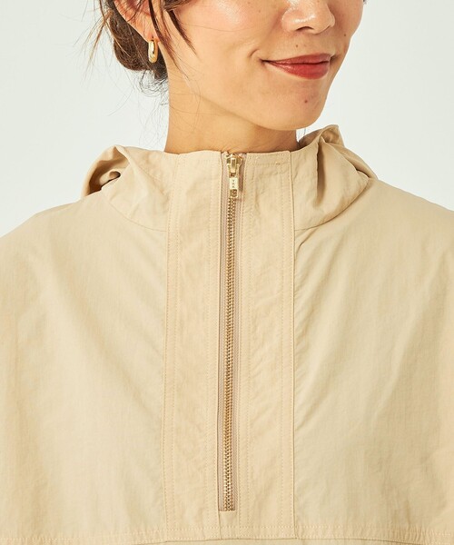 green label relaxing(グリーンレーベルリラクシング)の「アノラック パーカー -撥水・防風・ウォッシャブル-(ナイロンジャケット・レディース・ブラック/モカ/ベージュ・FREE)」の11枚目の写真