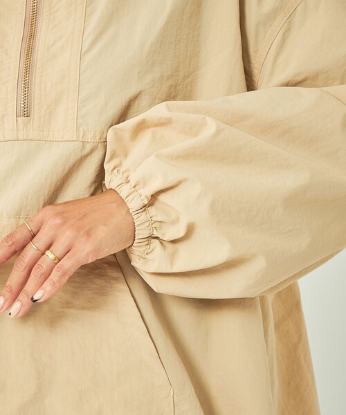 green label relaxing(グリーンレーベルリラクシング)の「アノラック パーカー -撥水・防風・ウォッシャブル-(ナイロンジャケット・レディース・ブラック/モカ/ベージュ・FREE)」の12枚目の写真