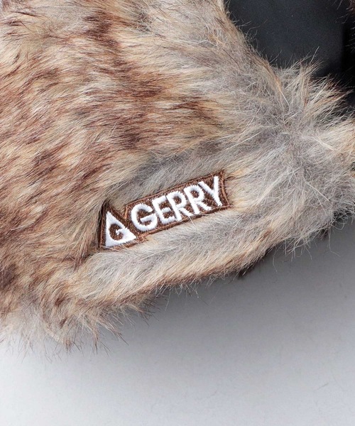 GERRY(ジェリー)の「ミックスファー ナイロン フライトキャップ(キャップ・メンズ・ブラック/カーキ・FREE)」の16枚目の写真