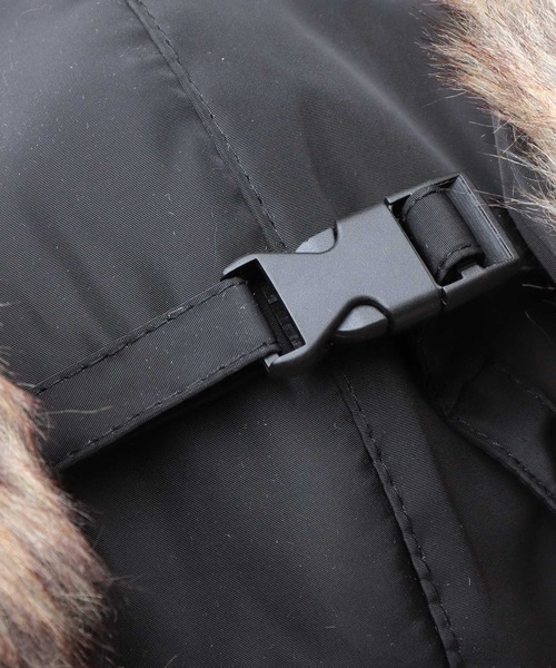 GERRY(ジェリー)の「ミックスファー ナイロン フライトキャップ(キャップ・メンズ・ブラック/カーキ・FREE)」の12枚目の写真