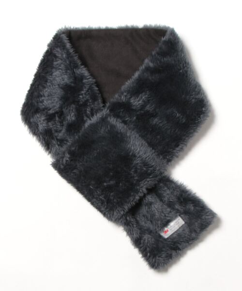 LB/S （エルビーエス）の「THINSULATE/シンサレート　ボア差し込みマフラー（マフラー・メンズ・グレー/ブラック・FREE）」の2枚目の写真