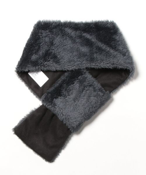 LB/S （エルビーエス）の「THINSULATE/シンサレート　ボア差し込みマフラー（マフラー・メンズ・グレー/ブラック・FREE）」の3枚目の写真