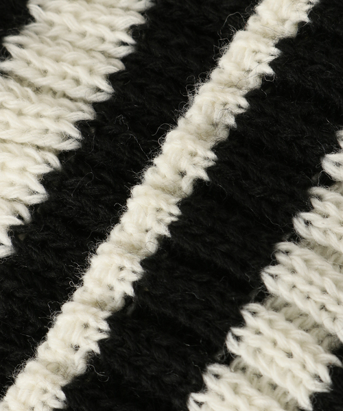 Santelli Francesca(サンテッリフランチェスカ)の「【Santelli Francesca/サンテッリフランチェスカ】 horizontal stripes kn:キャップ(ハット・レディース・エメラルドブルー/ホワイト系その他・FREE)」の12枚目の写真