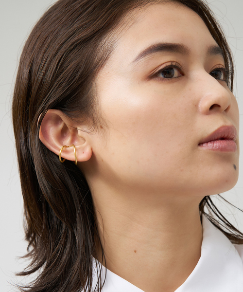 collex（コレックス）の「【Ljud/ユード】 ツインイヤーカフ（イヤーカフ・レディース・ゴールド・フリー）」の2枚目の写真