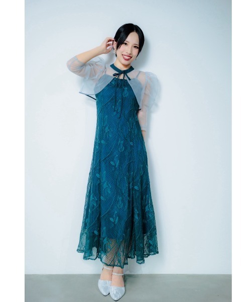 Cupid Heart(キューピッドハート)の「【Cupid Heart】結婚式ドレス!set upボレロ&刺繍レースドレス(ドレス・レディース・チャコールグレー/ブラウン/グリーン/ベージュ・MEDIUM)」の22枚目の写真