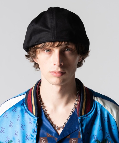 glamb（グラム）の「Deformed Hunting Cap / ディフォームハンチングキャップ（ハンチング/ベレー帽・メンズ・ブラック/レオパード/チェック・FREE）」の4枚目の写真