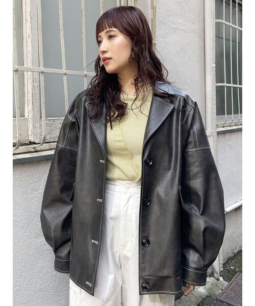 MURUA（ムルーア）の「ランダムスイッチカットトップス（Tシャツ/カットソー・レディース・ライトブルー/グレー/ライトグリーン/アイボリー・FREE）」の5枚目の写真