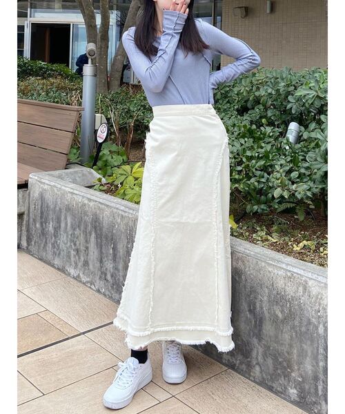 MURUA（ムルーア）の「ランダムスイッチカットトップス（Tシャツ/カットソー・レディース・ライトブルー/グレー/ライトグリーン/アイボリー・FREE）」の19枚目の写真