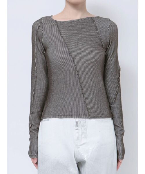 MURUA（ムルーア）の「ランダムスイッチカットトップス（Tシャツ/カットソー・レディース・ライトブルー/グレー/ライトグリーン/アイボリー・FREE）」の20枚目の写真