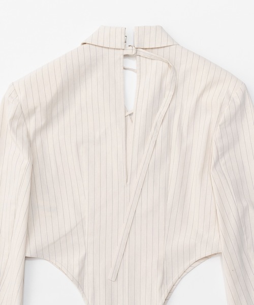 PRANK PROJECT（プランクプロジェクト）の「オフショルダーボディスーツ / Off-Shoulder Bodysuits（Tシャツ/カットソー・レディース・ブラック/アイボリー・FREE）」の21枚目の写真