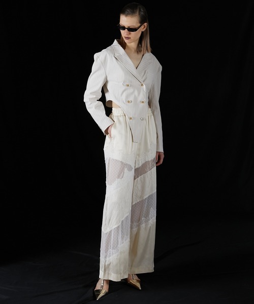 PRANK PROJECT（プランクプロジェクト）の「オフショルダーボディスーツ / Off-Shoulder Bodysuits（Tシャツ/カットソー・レディース・ブラック/アイボリー・FREE）」の5枚目の写真