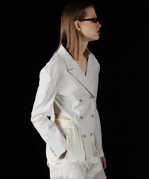 PRANK PROJECT（プランクプロジェクト）の「オフショルダーボディスーツ / Off-Shoulder Bodysuits（Tシャツ/カットソー・レディース・ブラック/アイボリー・FREE）」の16枚目の写真