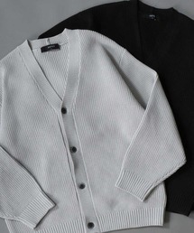 knit cardigan/オーバーサイズ エコニット カーディガン 吸水速乾 UVカット 洗濯可 帯電防止 抗ピリング