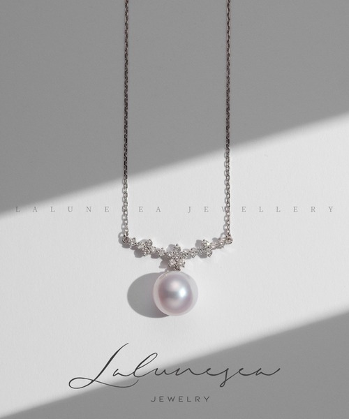 Lace Ladies（レースレディース）の「パール トップ フラワー ビジュー ネックレス（ネックレス・レディース・シルバー/ゴールド・FREE）」の4枚目の写真