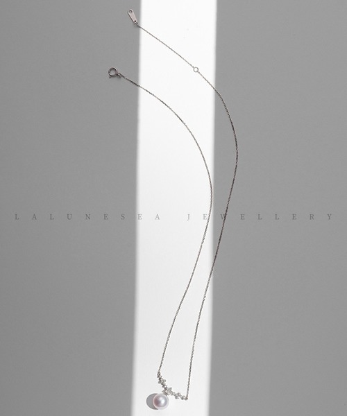 Lace Ladies（レースレディース）の「パール トップ フラワー ビジュー ネックレス（ネックレス・レディース・シルバー/ゴールド・FREE）」の6枚目の写真